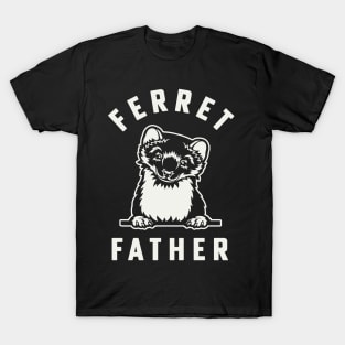 Ferret Dad Ferret Father of Pet Ferret Lover T-Shirt